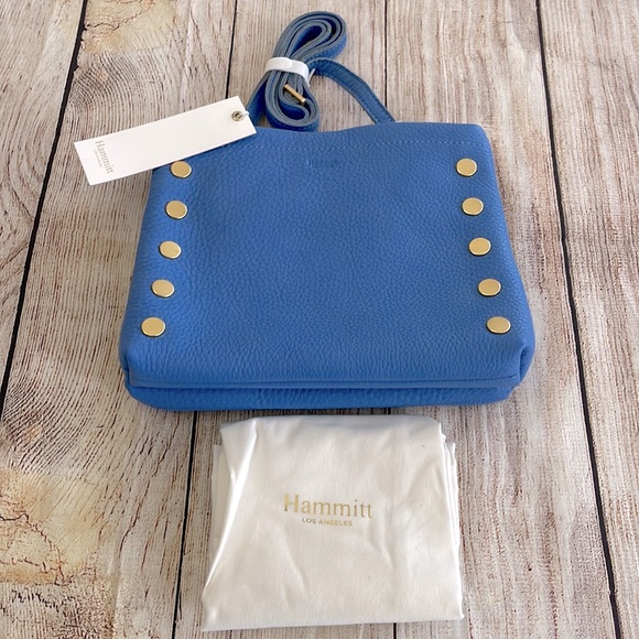 NWT Hammitt Duke Skylight Blue
Brushed Gold Hand Bag - Picture 8 of 11
